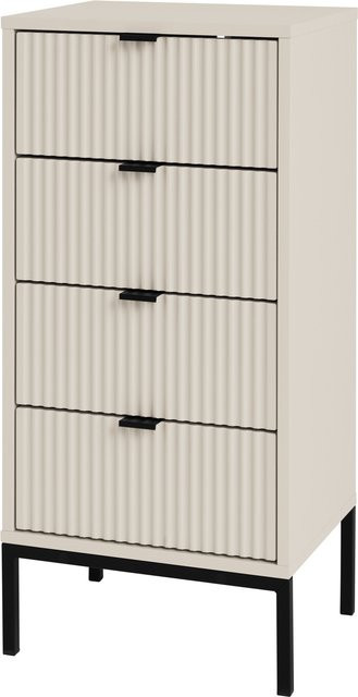 LIVARNO Kommode aus Spanplatte und MDF mit pulverbeschichtetem Stahlgestell - Bild 1