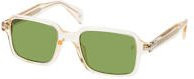 David Beckham DB 1179/S Sonnenbrille, Quadratisch, Herren, Vollrand, Plastic, Transparent, Green, Yellow - Bild 1