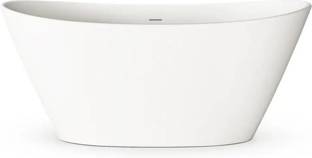 PAA Badewanne Amore aus Mineralguss in Weiß Matt, B/T/H: 160 x 85 x 71,5 cm - Bild 1