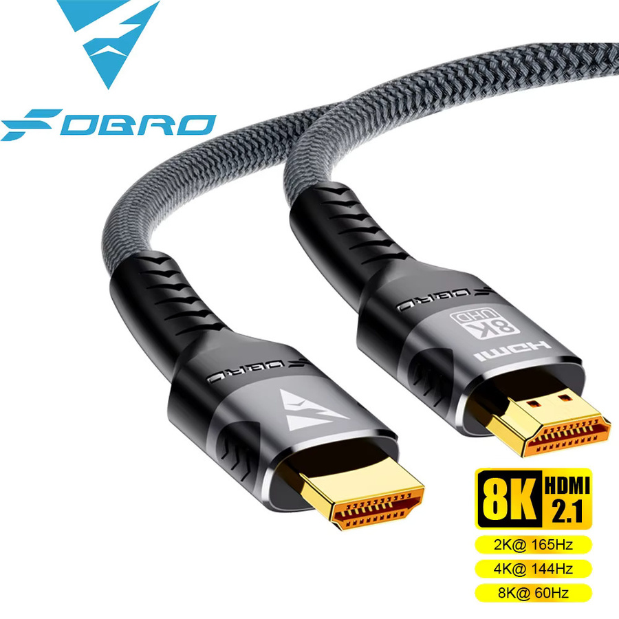 FDBRO HDMI 2.1 Kabel für 8K@60Hz und 4K@144Hz Digitalkabel für Laptops, Xbox und Xiaomi - Bild 2