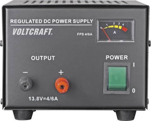 Voltcraft FSP-1134 Labornetzgerät Schwarz mit 13.8 V/DC 4A 55W und 1 Ausgang - Bild 1