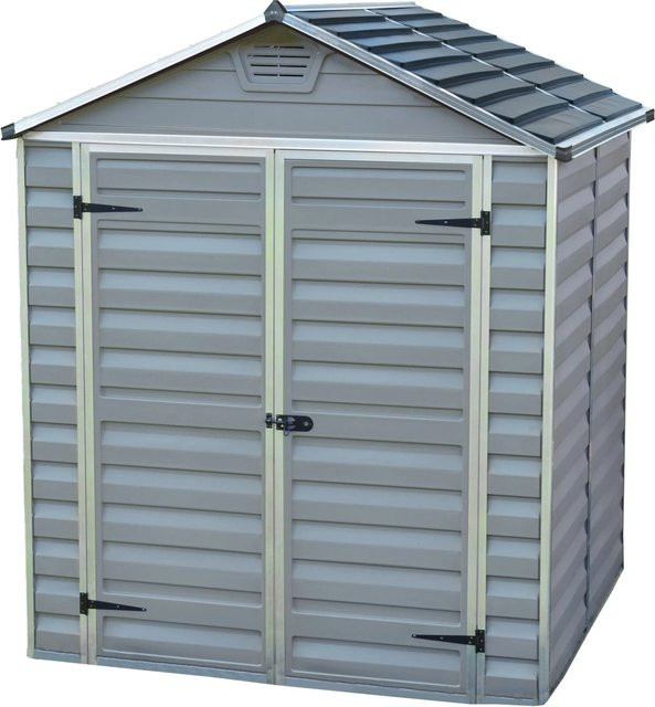 Palram - Canopia Skylight Gerätehaus mit Satteldach, anthrazit, B: 185,5 cm, H: 217 cm, T: 153,5 cm - Bild 1