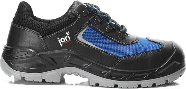 Elten Sicherheitshalbschuh JoBuilder Low ESD S3 aus Leder in Schwarz und Blau, Größe 39 - Bild 1