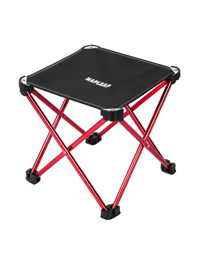 MAPLEAF Campinghocker, ultraleichter tragbarer Klapphocker in Rot für Outdoor, Picknick und Angeln - Bild 6