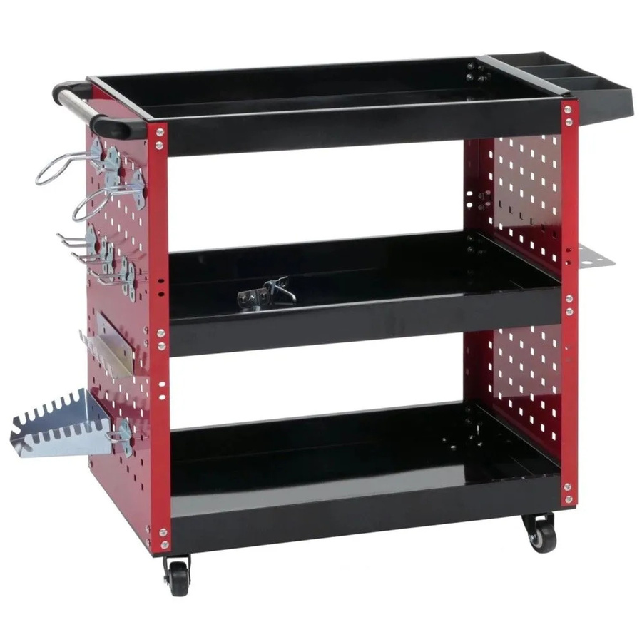 MCW Werkzeugwagen M26 aus Stahl in Rot, B/T/H: 73 x 90 x 35 cm - Bild 2