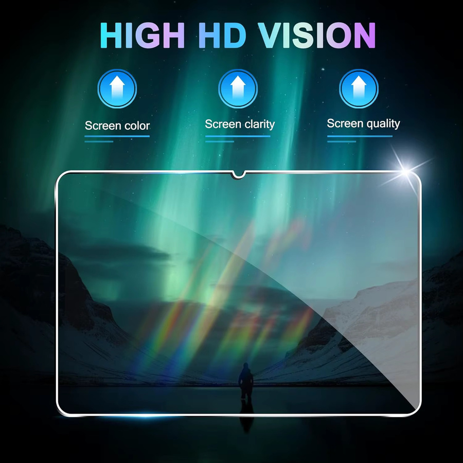 Xiaomi Pad 8 Pro Displayschutzfolie aus gehärtetem Glas, transparent, 11,2 Zoll, HD klar und kratzfest - Bild 2