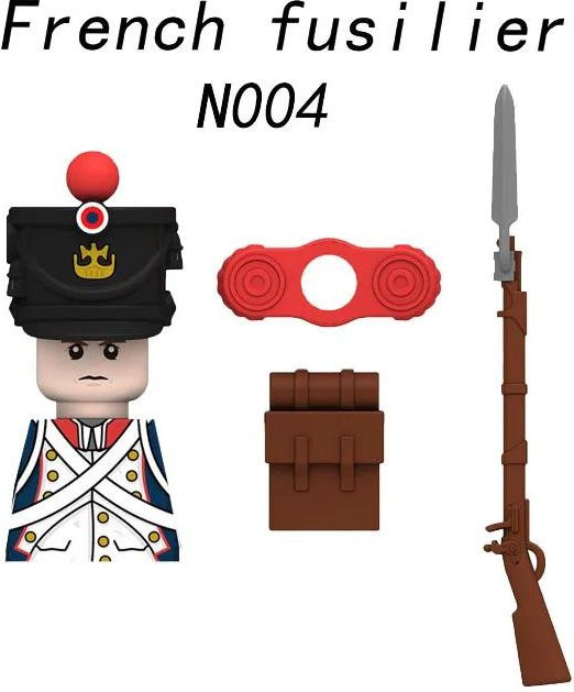 Mittelalterliche Napoleonic War Soldaten Figuren, Britische Französische Füsiliere, ab 14 Jahren - Bild 1