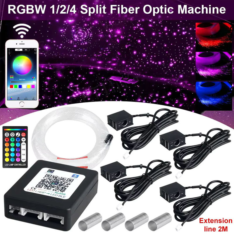 VASTFIRE RGBW Glasfaser-Sternendeckenbeleuchtung mit APP-Steuerung für Auto und Zuhause, Multicolor - Bild 2