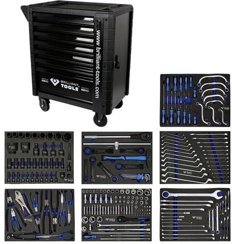 Brilliant Tools BT153225 Werkstattwagen in Schwarz - Bild 1