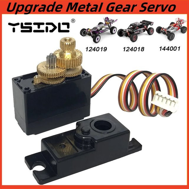 WLtoys Upgrade-Teile Metal Gear Digital Core Servo, RC Auto für 1/12 1/14 RC Geländewagen - Bild 1