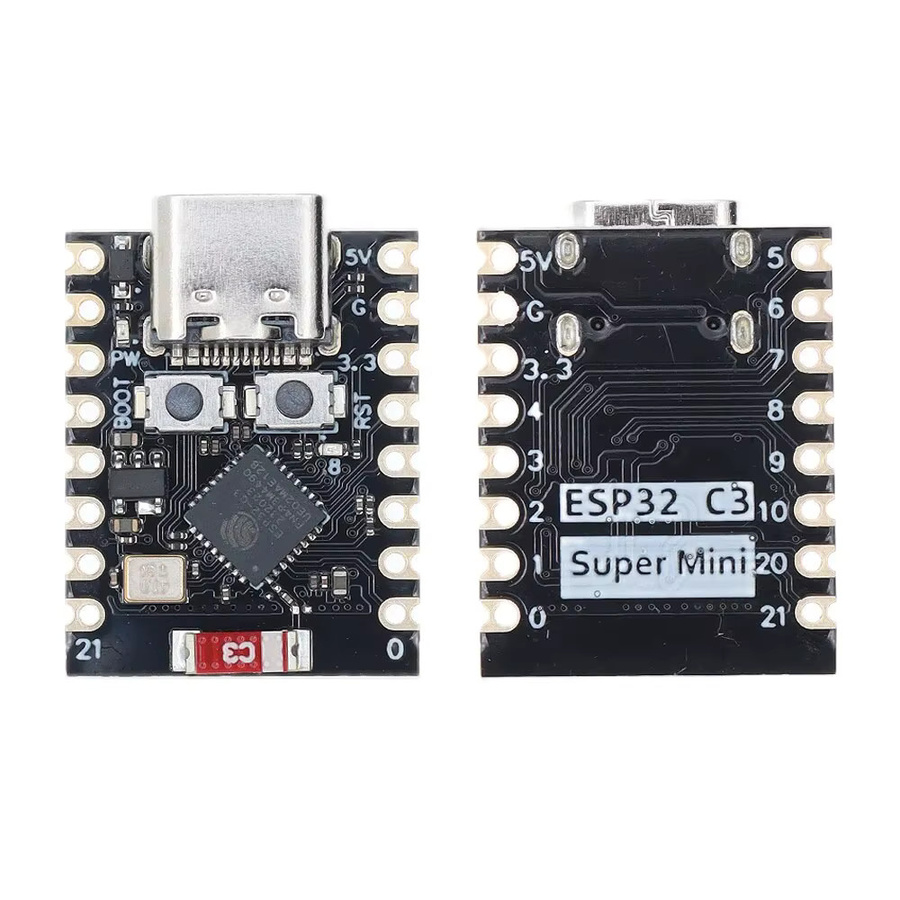 TENSTAR ROBOT ESP32 C3 SuperMini Entwicklungsboard mit WiFi und Bluetooth in Schwarz - Bild 2