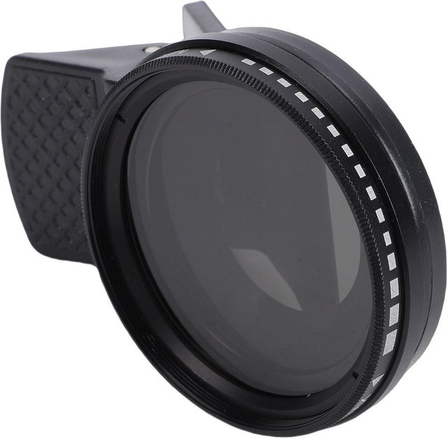TOMTOP Variabler ND-Filter ND2-400 mit Klemme für Smartphone-Halterung, Schwarz, 37mm - Bild 1