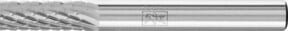 PFERD Hartmetall Frässtift Zylinder ZYA universal mittel fein, Farbe: Silber, Durchmesser: 6 mm, Länge: 16 mm, Schaft-Durchmesser: 6 mm - Bild 1