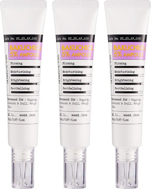 Derma Factory Bakuchiol 5% Serum, 20 ml, 3er-Set - Bild 1