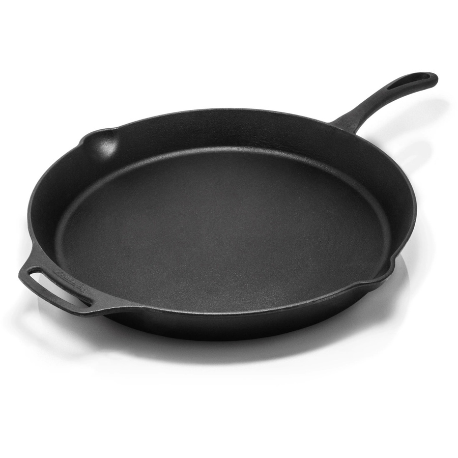 Petromax Feuerpfanne FP40 aus Gusseisen mit Stiel, Schwarz, Durchmesser: 40 cm - Bild 2