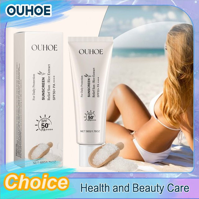 OUHOE Sonnenschutz SPF 50, Körperpflege, für fettige Haut, Unisex - Bild 1