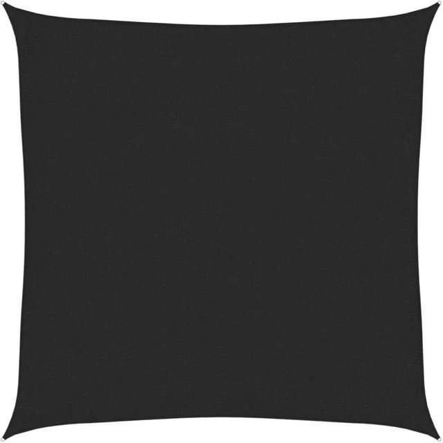 vidaXL Sonnensegel aus HDPE in Schwarz, quadratisch, B/B: 200 x 200 cm - Bild 1