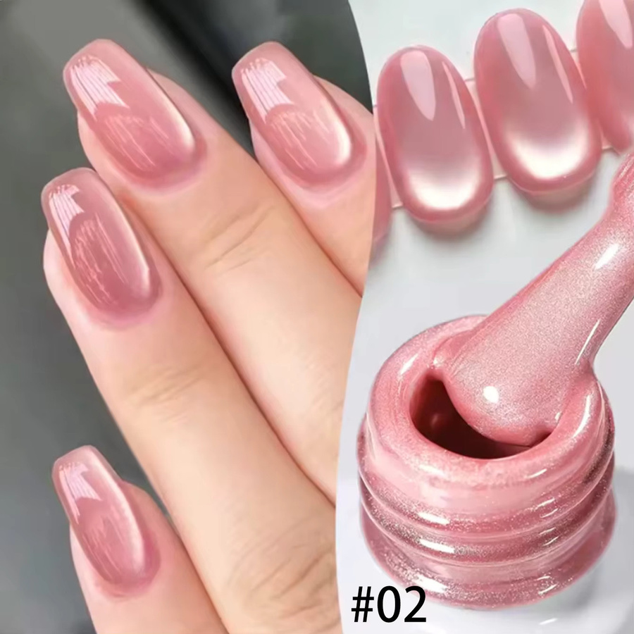 MISS SHAKA Gel-Nagellack, Rosa, Schimmernd, 12 ml - Bild 2