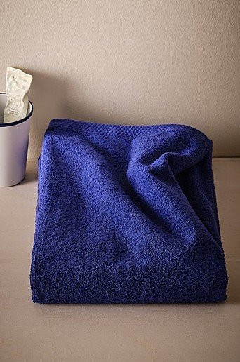 Jotex DARCY Badetuch Blau B/H: 70 x 140 cm - Bild 1