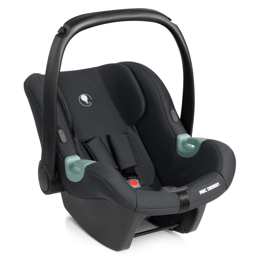 ABC Design Babyschale Tulip i-Size für Kinder von 45 cm bis 85 cm inkl. Sonnenverdeck und Sitzverkleinerer, Farbe: Black - Bild 1