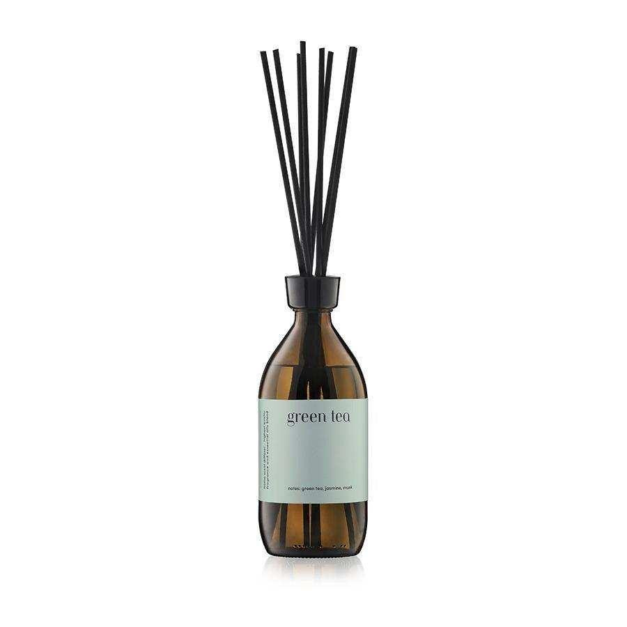 Mia Colonia Reed Diffuser Green Tea Duftstäbchen mit floralen Noten, 250 ml, Blau - Bild 1