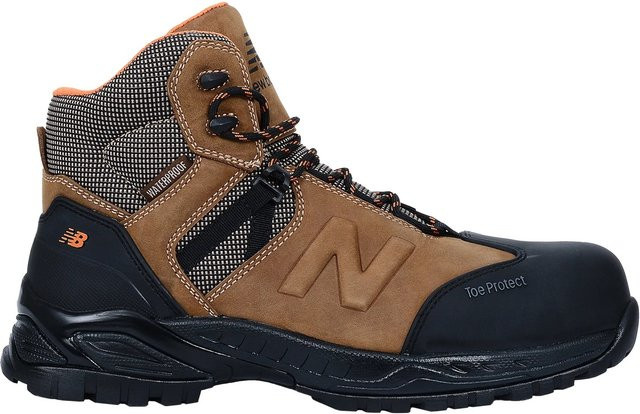 New Balance Sicherheitsstiefel Allsite S3 aus Leder in Rustic Brown-Schwarz Gr. 42 - Bild 1