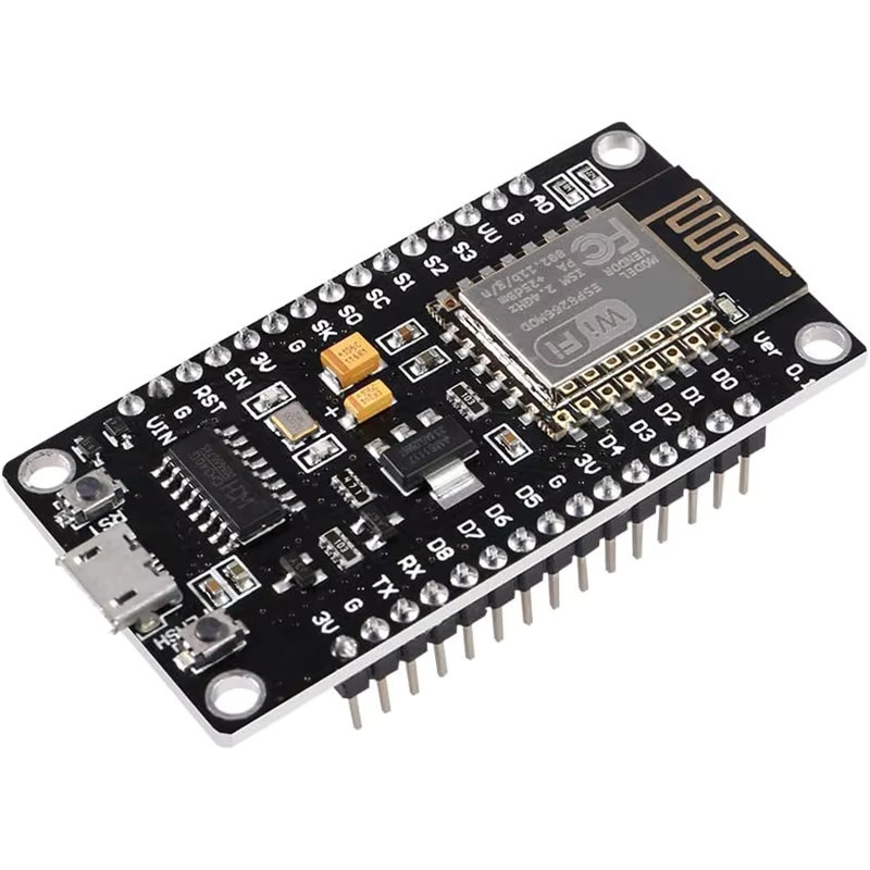 ESP8266 NodeMCU LUA CH340 ESP-12E WiFi Internet Development Board mit 4M Flash und Typ-C USB Anschluss in Schwarz - Bild 4