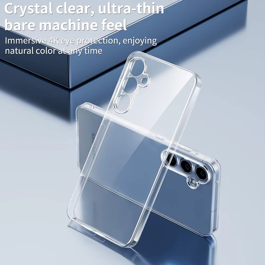Ultradünne transparente Silikonhülle für Samsung Galaxy S25 S24 S23 S22 S21 S20 FE Plus Ultra und S25 Edge - Bild 2
