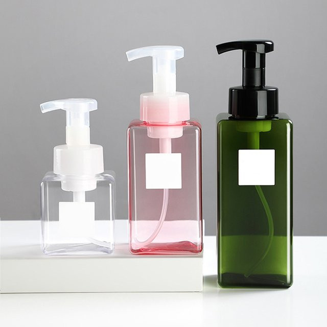 Aihogard Schaumspender Seifenflasche mit Schaumpumpe in Pink, Volumen: 250 ml - Bild 1