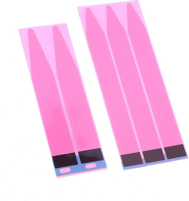 SD&HI 10 Stück Stretch-Kleber nahtloses doppelseitiges Klebeband für Handy-Akku in Pink - Bild 1
