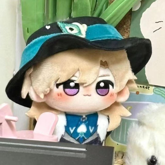 Yiran toy Honkai Star Rail Aventurin Dr. Ratio Plüschtiere, Plüsch Anhänger, 10cm, ab 14 Jahren - Bild 1