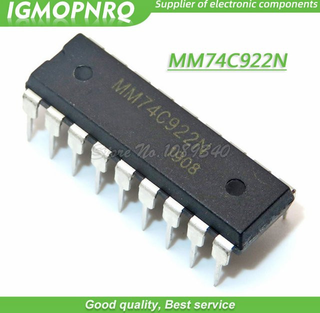 5 Stück MM74C922N 74C922 DIP integrierter Schaltkreis in Schwarz - Bild 1
