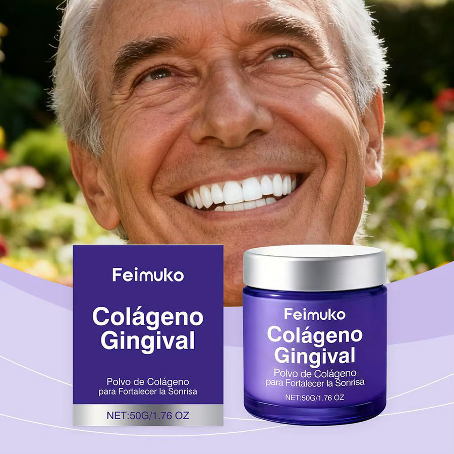 Feimuko Kollagen-Zahnfleischpulver, Unisex, 50g - Bild 4