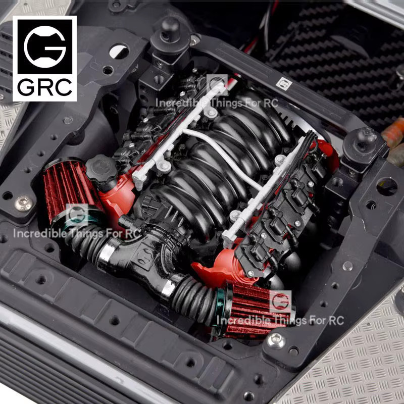 GRC LS7 V8 simulierter Motorkühlermotor-Lüfter, 1/10, Zubehör - Bild 3