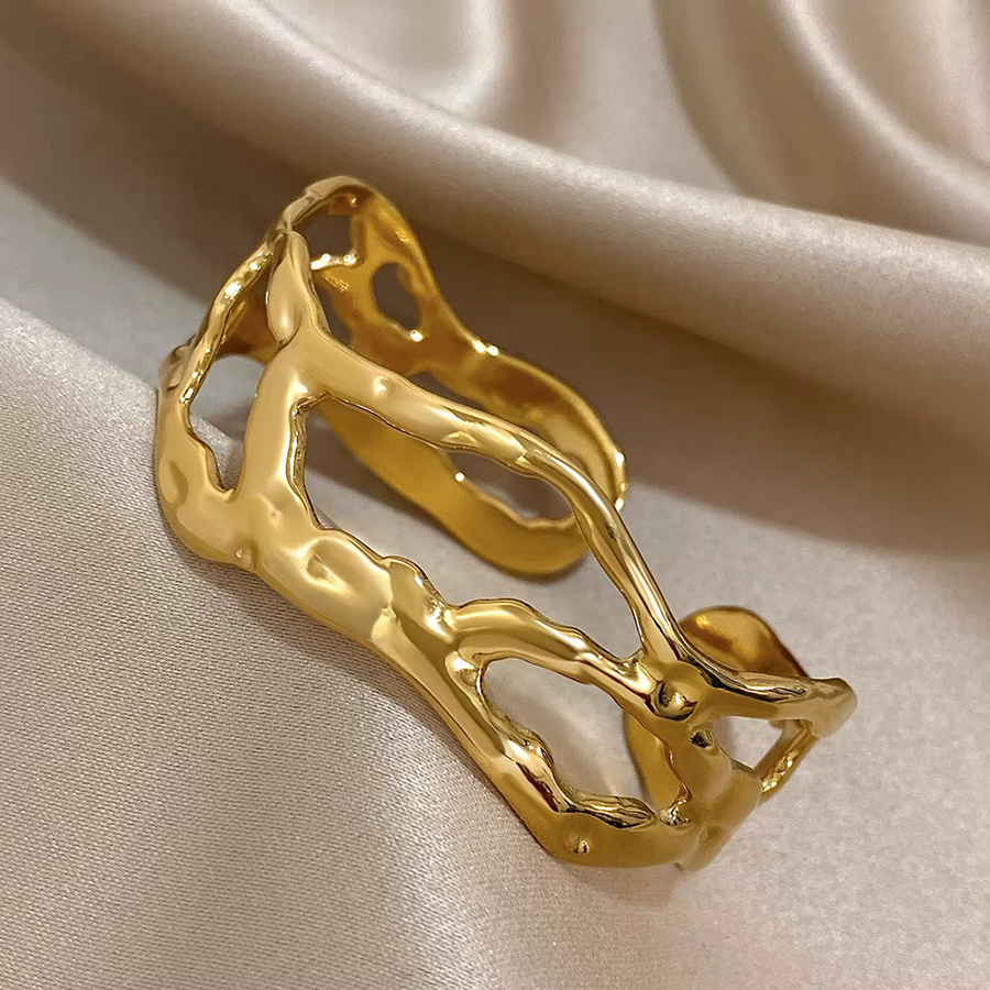 Greatera Armband, unregelmäßige Geometrie, Gold/Silber, Damen und Herren - Bild 1