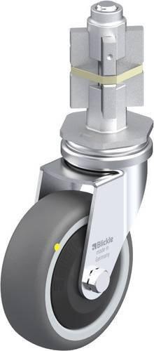 Blickle Lenkrolle LRA-PATH 75KF-ELS-E05 in Grau mit 75 mm Rad-Durchmesser und 65 kg Tragfähigkeit - Bild 1