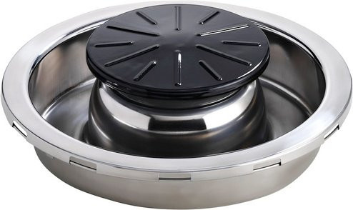 LotusGrill Fondue-Set Classic in Silber aus emailliertem Stahl, Durchmesser: 34,5 cm, Höhe: 11,0 cm - Bild 1