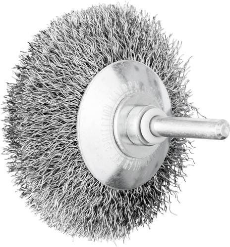 PFERD TOOLS Kegelbürste KBU ungezopft aus Stahl in Silber, Durchmesser: 70 mm, Schaft-Durchmesser: 6 mm, Drahtstärke: 0,30 mm - Bild 1