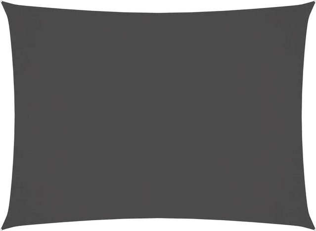 vidaXL Sonnensegel aus PU-beschichtetem Oxford-Gewebe, Rechteckig, Anthrazit, B x T: 350 x 326 cm - Bild 1