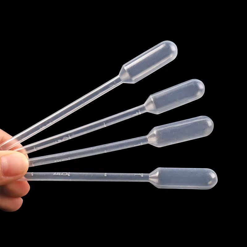 100 Stück transparente Einweg-Transferpipetten aus Kunststoff für Laborbedarf in verschiedenen Größen von 0,2 ml bis 10 ml - Bild 2