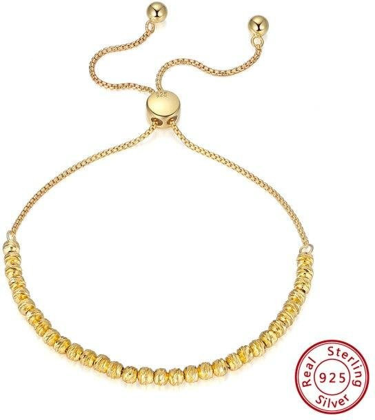 Rinntin Bolo-Perlenarmband, 18 Karat Gold über 925 Sterlingsilber, Damen - Bild 1