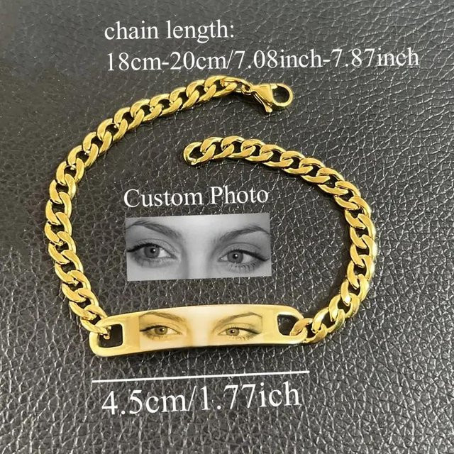 Armband, Edelstahl, gray, Unisex - Bild 1