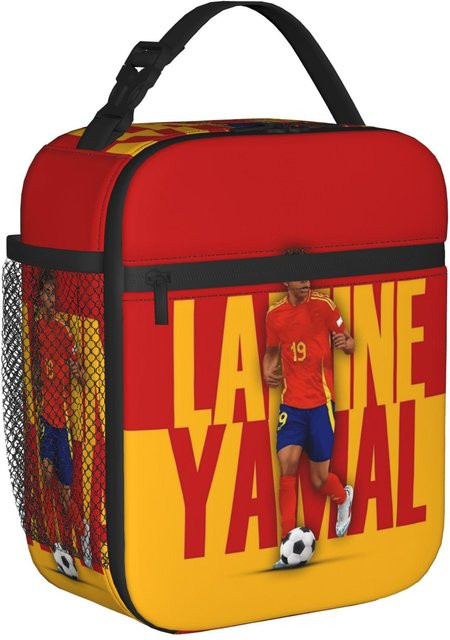 Isolierte Lunchtasche Lamine Y-Yamal von Fancy Style Studio in Rot für Büro und Reise - Bild 1