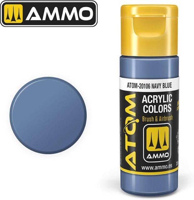 AMMO by MIG Jimenez ATOM COLOR Navy Blue, Blau - Bild 1
