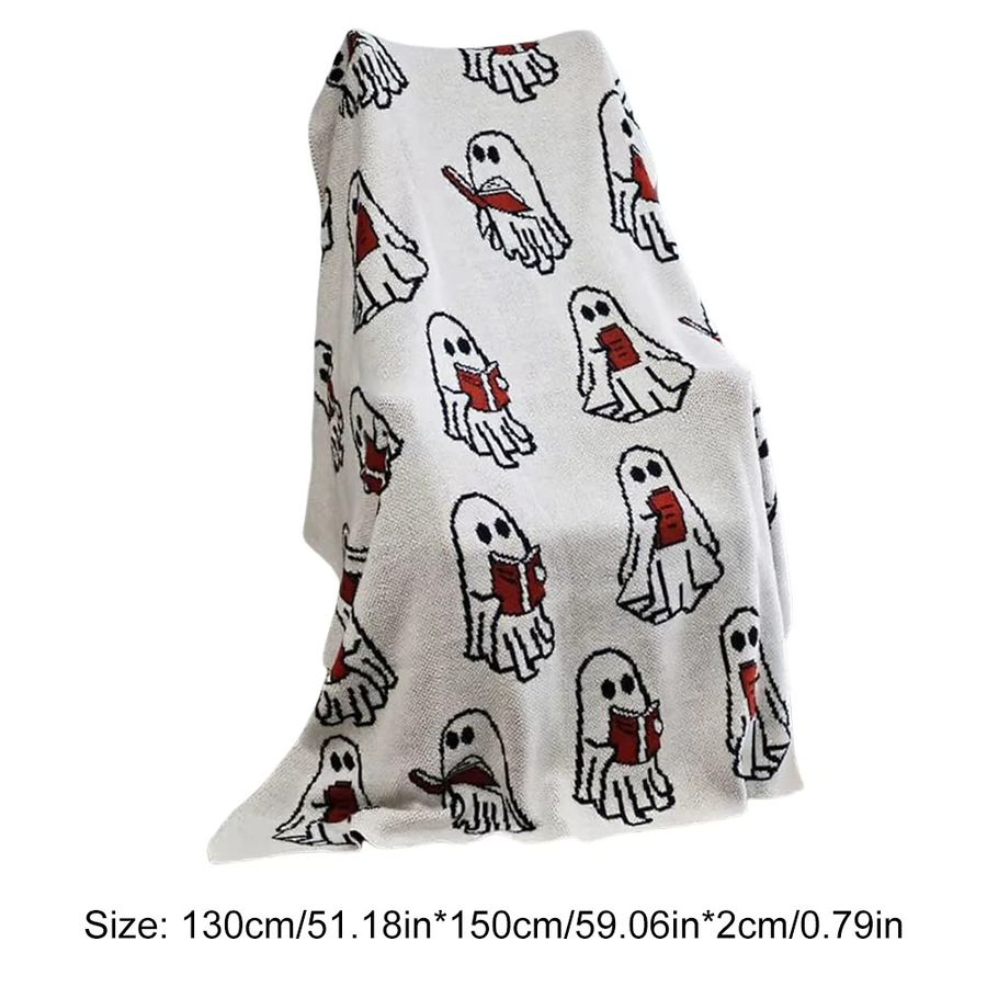 APWIKOGER Halloween Geister Lesedecke Gemütlicher Überwurf für Sofa und Bett - Bild 5