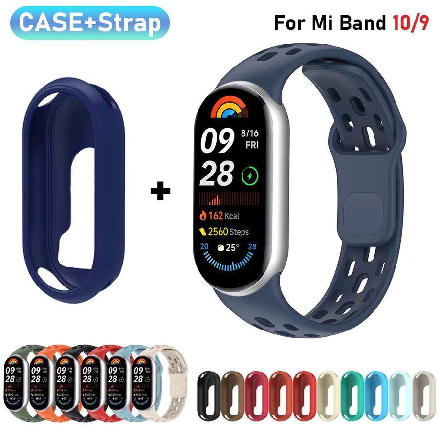 Xiaomi Uhrenarmband Silikon, Weiß, Mi Band 10 9 8, Unisex - Bild 3