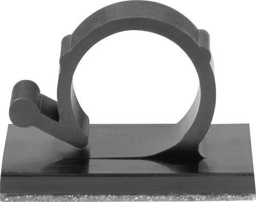 HellermannTyton Kabelclip MAGRA13-PA66/NDFEBR5-BK Schwarz, Bündel-Durchmesser max. 13 mm, 15 Stück - Bild 1