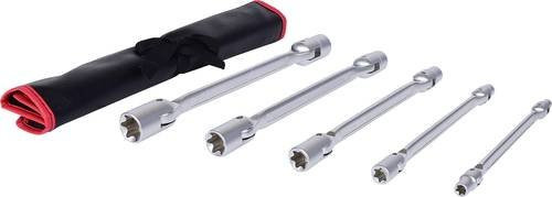 KS Tools CLASSIC TX-E Doppel-Gelenkschlüssel-Satz, 5-teilig, silber aus Chrom-Vanadium - Bild 1