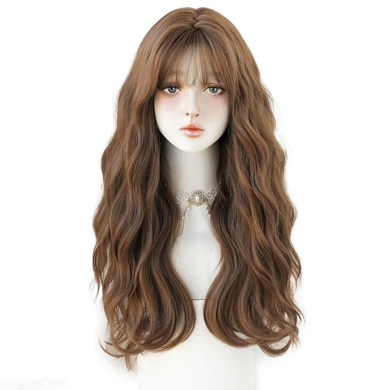 7JHH WIGS Perücke Wasserwellen Honigbraun, Damen - Bild 6
