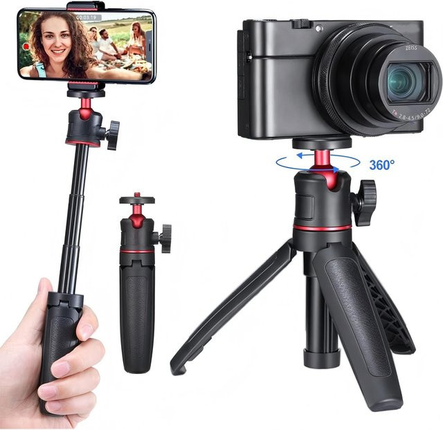 DJI Verlängerungsstange für OSMO Mini Selfie Stick Stativ Griff in Schwarz für GoPro und Insta360 Action Kameras - Bild 1